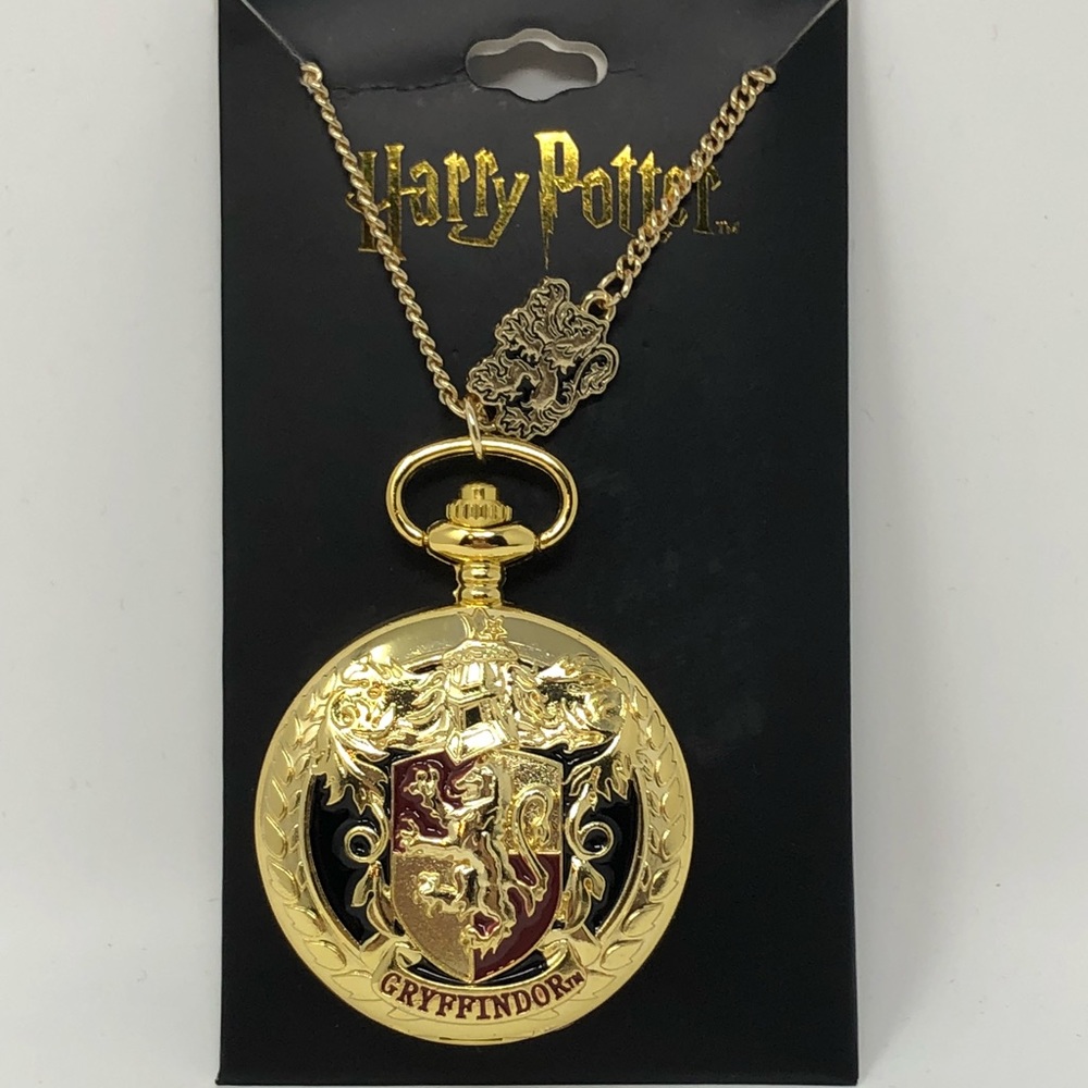 Gryffindor Pocket Watch Necklace Harry Potter